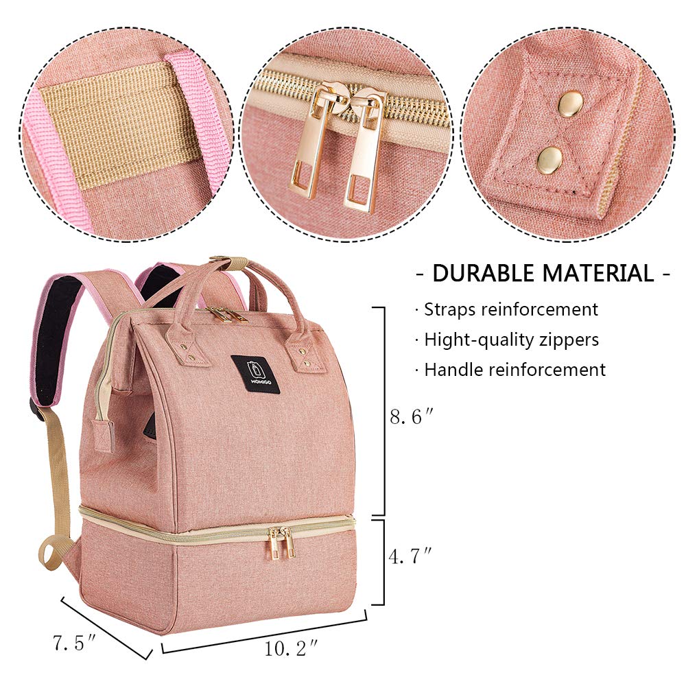 MOMIGO DiaperBreast Pump Backpack care instructions ensure easy cleaning and long-lasting use.