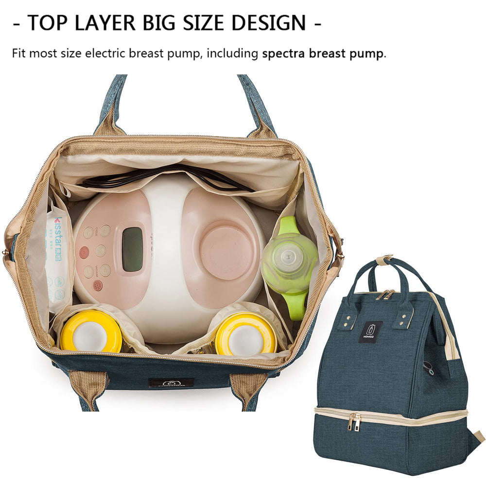 MOMIGO double-layer bottle cooler, organized storage for six bottles on the go.