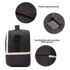 MOMIGO double-layer design with space for six bottles and an ice pack.