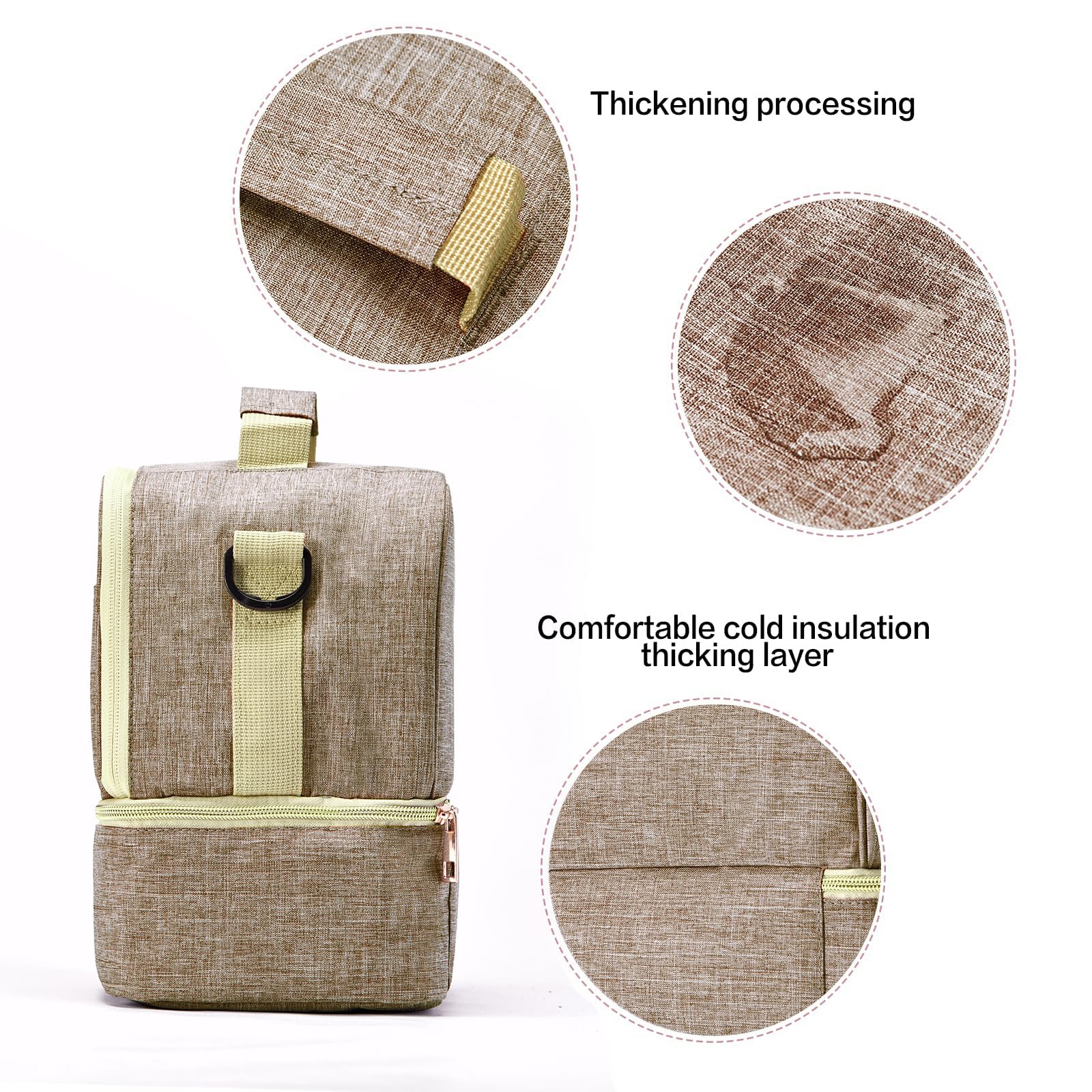 MOMIGO lightweight-shoulder-carry handle emphasizes portable, stylish travel