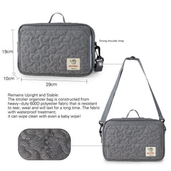 MOMIGO milk bottle insulation pocket keeps drinks at the right temperature.