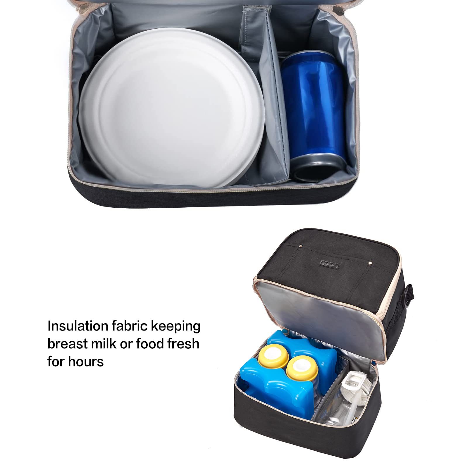MOMIGO shoulder strap for comfortable carry during daily outings.