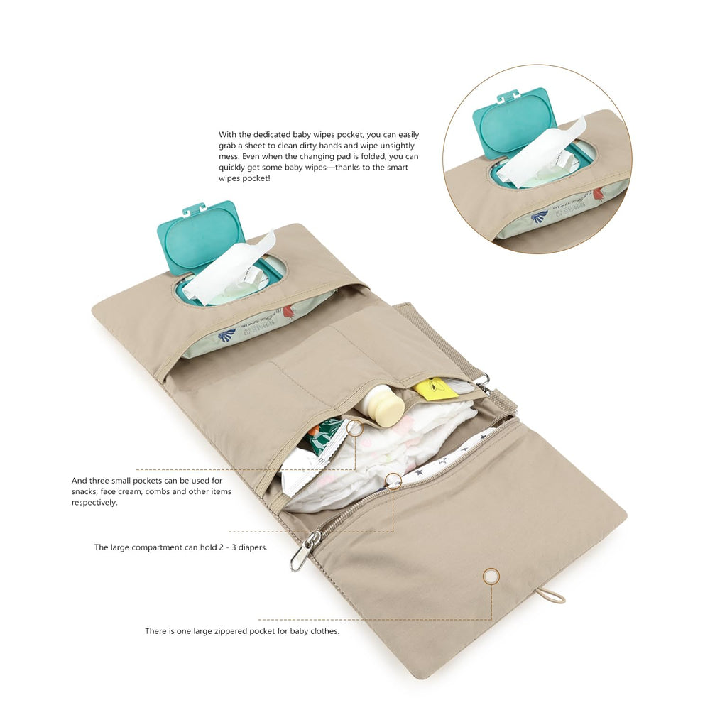 MOMIGO stroller attachment strap enables hands-free outings with baby.