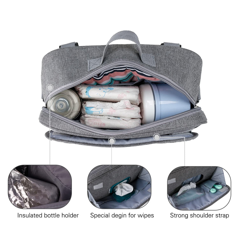 MOMIGO bag fits stroller or backpack for versatile daily use.