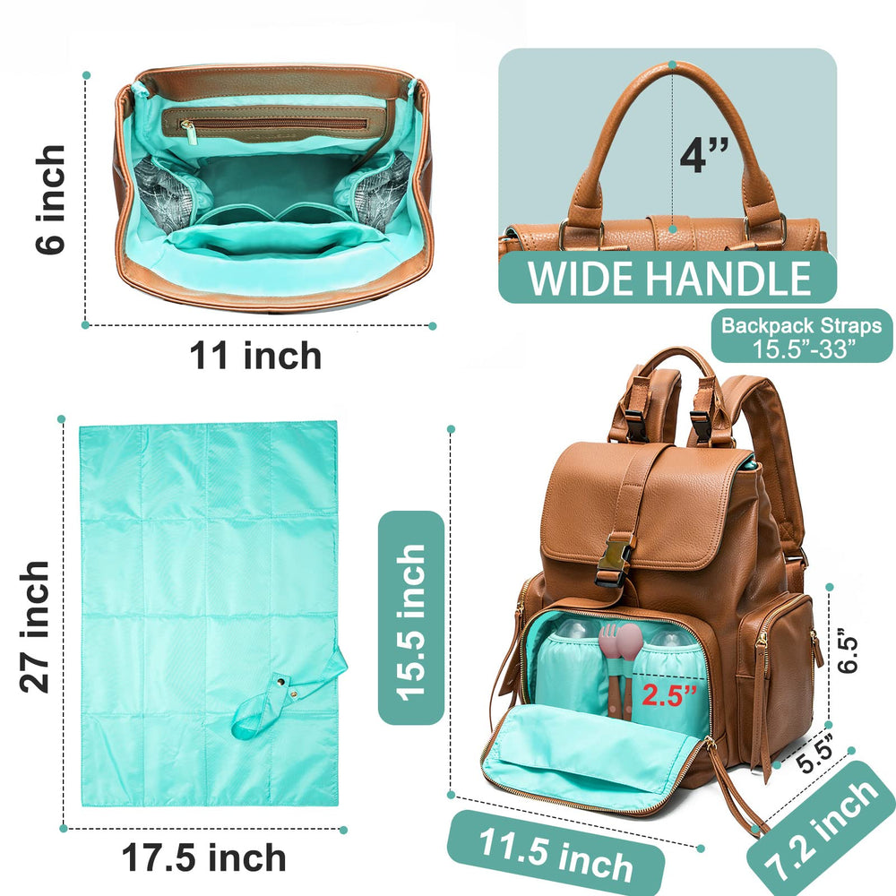 MOMINSIDE vegan leather material eases cleaning after busy days.