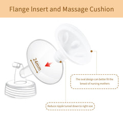 Momlacto soft silicone cushion close-up highlighting flexible fit for sensitive pumping sessions
