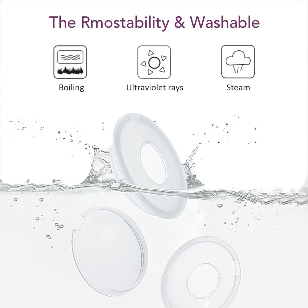 Momlist easy-clean image shows quick rinse and sterilize after use
