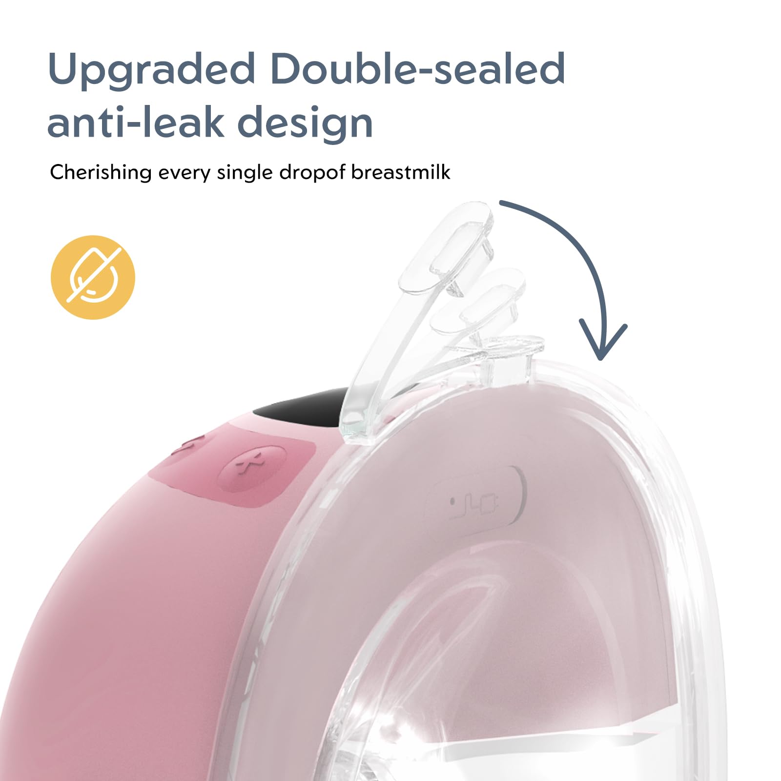 MomMed S33 17mm silicone insert shown for comfortable, custom fit.
