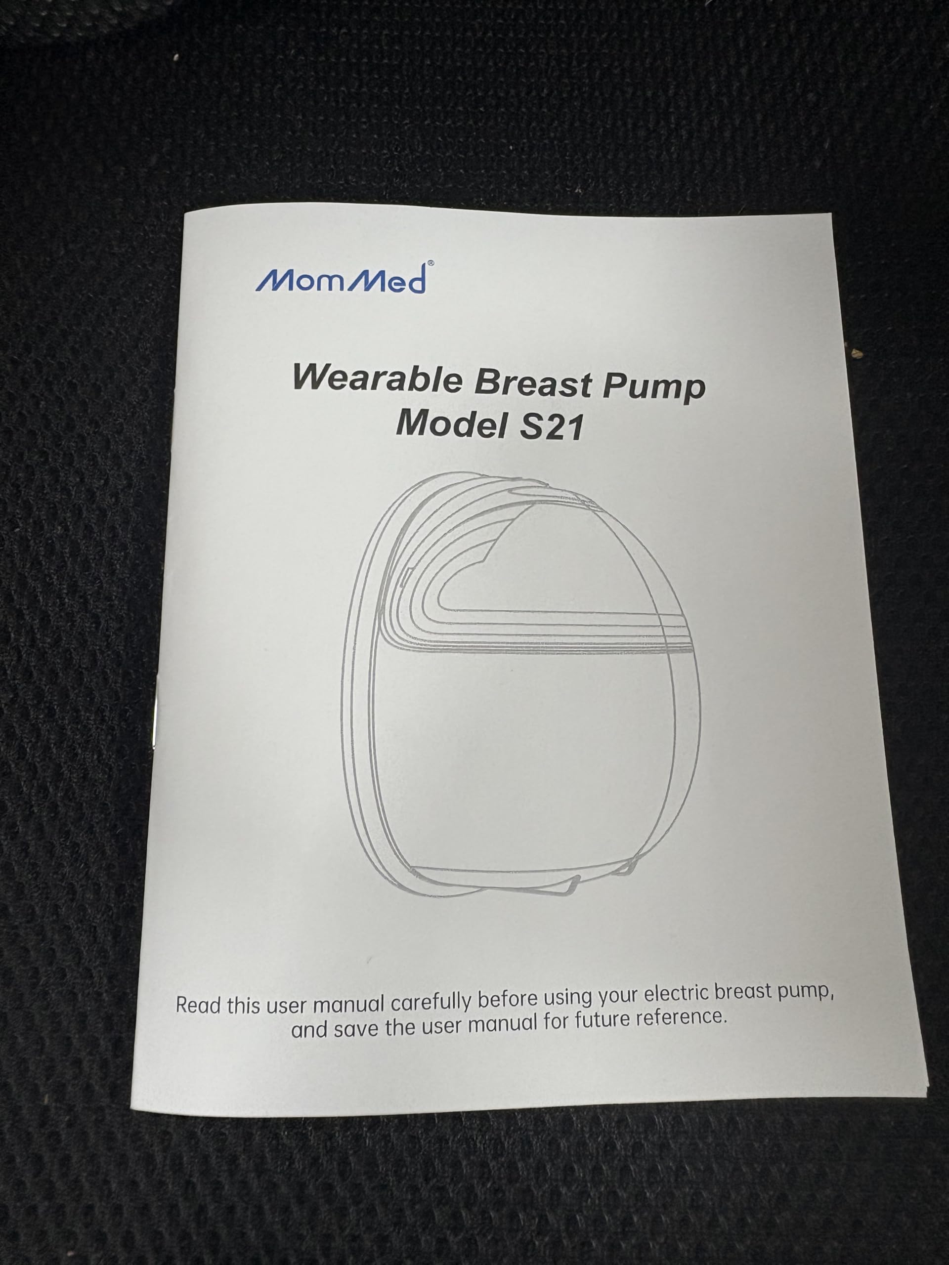 MomMed Wearable S21 compact light-weight build in a bag for travel