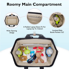 mommore breast pump backpack insulated bottle pockets offer temperature-friendly storage for feeds