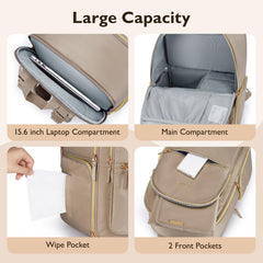 mommore breast pump bag insulated milk compartment keeps bottles secure on the go.