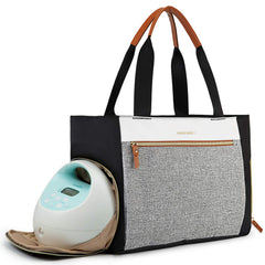 Mommore breast pump bag main compartment keeps gear organized for on-the-go moms
