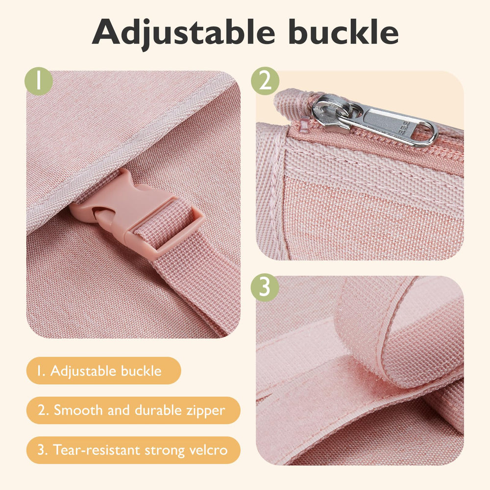 mommore changing pad carry options include handle for quick travel