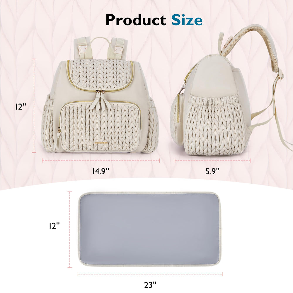 mommore diaper bag small backpack lightweight-construction supports comfortable all-day wear.