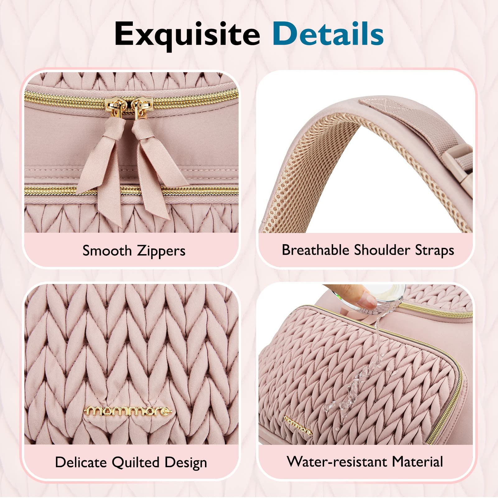 mommore diaper bag small lightweight fabric keeps you comfortable during long days out