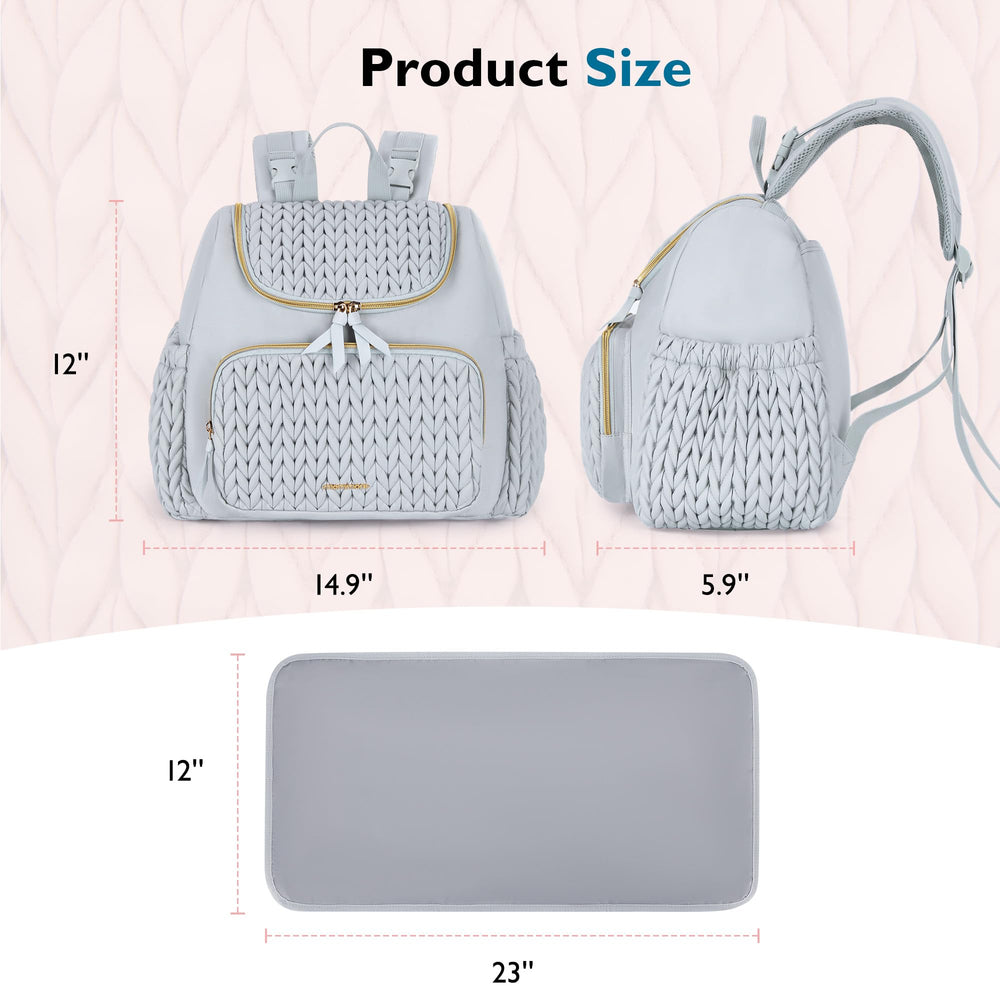 mommore diaper bag small tote backpack multiple carry options for moms