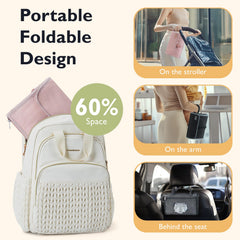 mommore expandable changing pad length showing adjustable range for growing babies