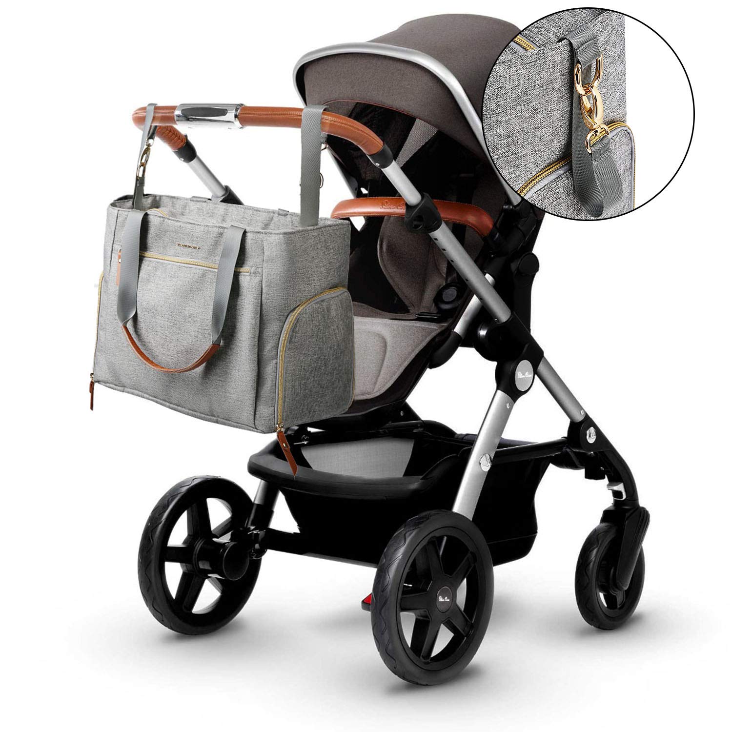 mommore removable shoulder strap for easy carrying options