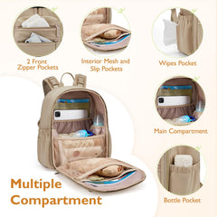 mommore stroller clips in use for hands-free carrying on walks