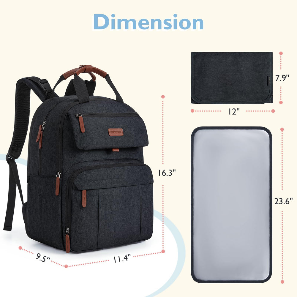 mommore water-resistant Oxford fabric keeps up with daily adventures