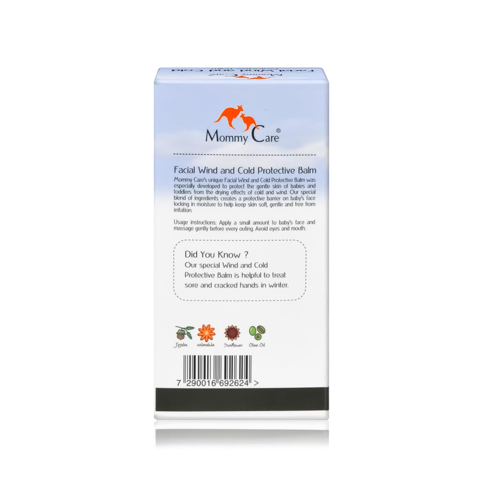 Safe for sensitive skin and suitable for delicate newborns with Mommy Care balm.