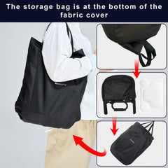 Mommyhug lightweight travel high chair ready for on-the-go meals.