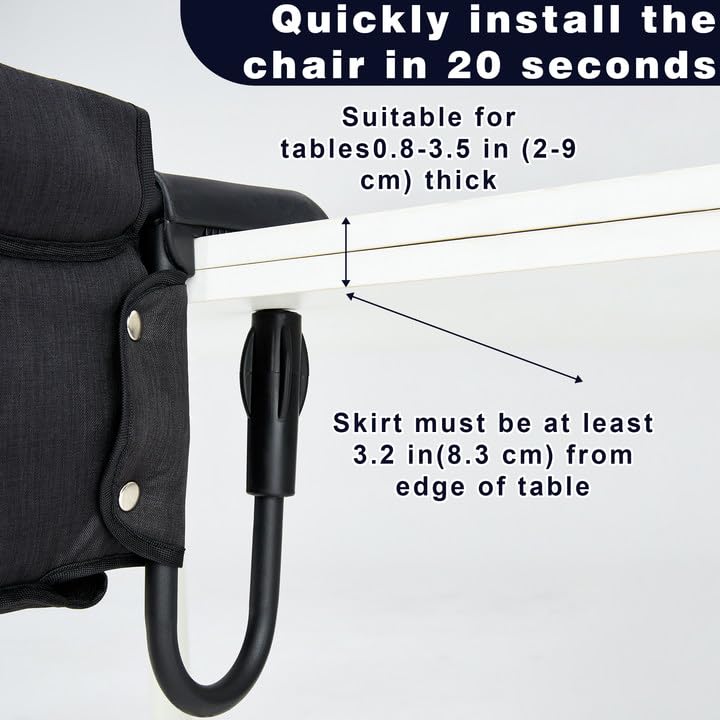 Mommyhug removable dining tray enables easy cleaning during meals.