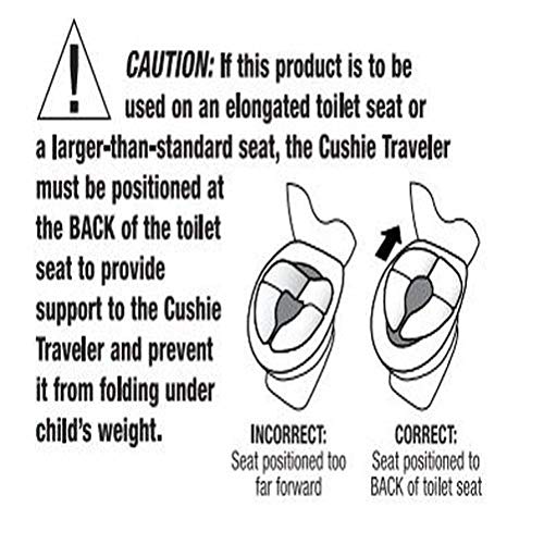 Mommy's Helper Cushie Traveler cleans easily with a wet wipe.