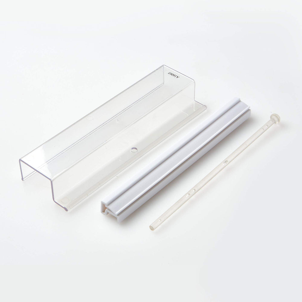 Mommy's Helper Slide-Lok with clear material blends with décor while guarding doors.