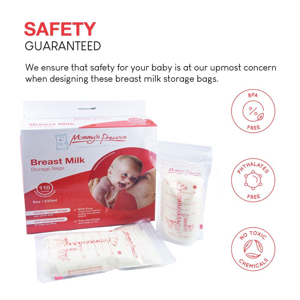 Mommy's Precious perforated tear line enables straight opening
