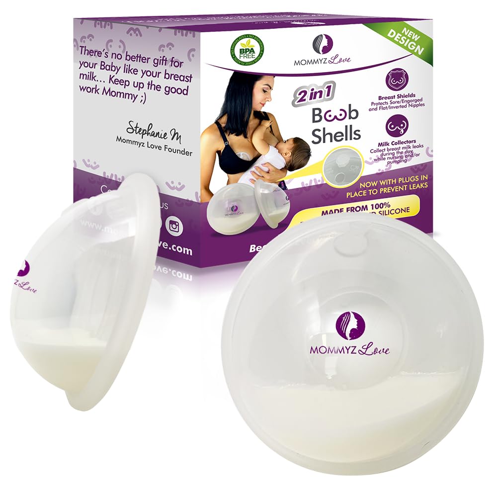 Mommyz Love breast shells with discreet fit support comfortable breastfeeding