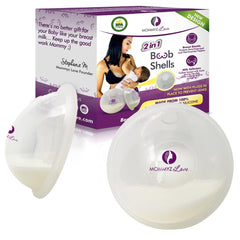 Mommyz Love breast shells with discreet fit support comfortable breastfeeding