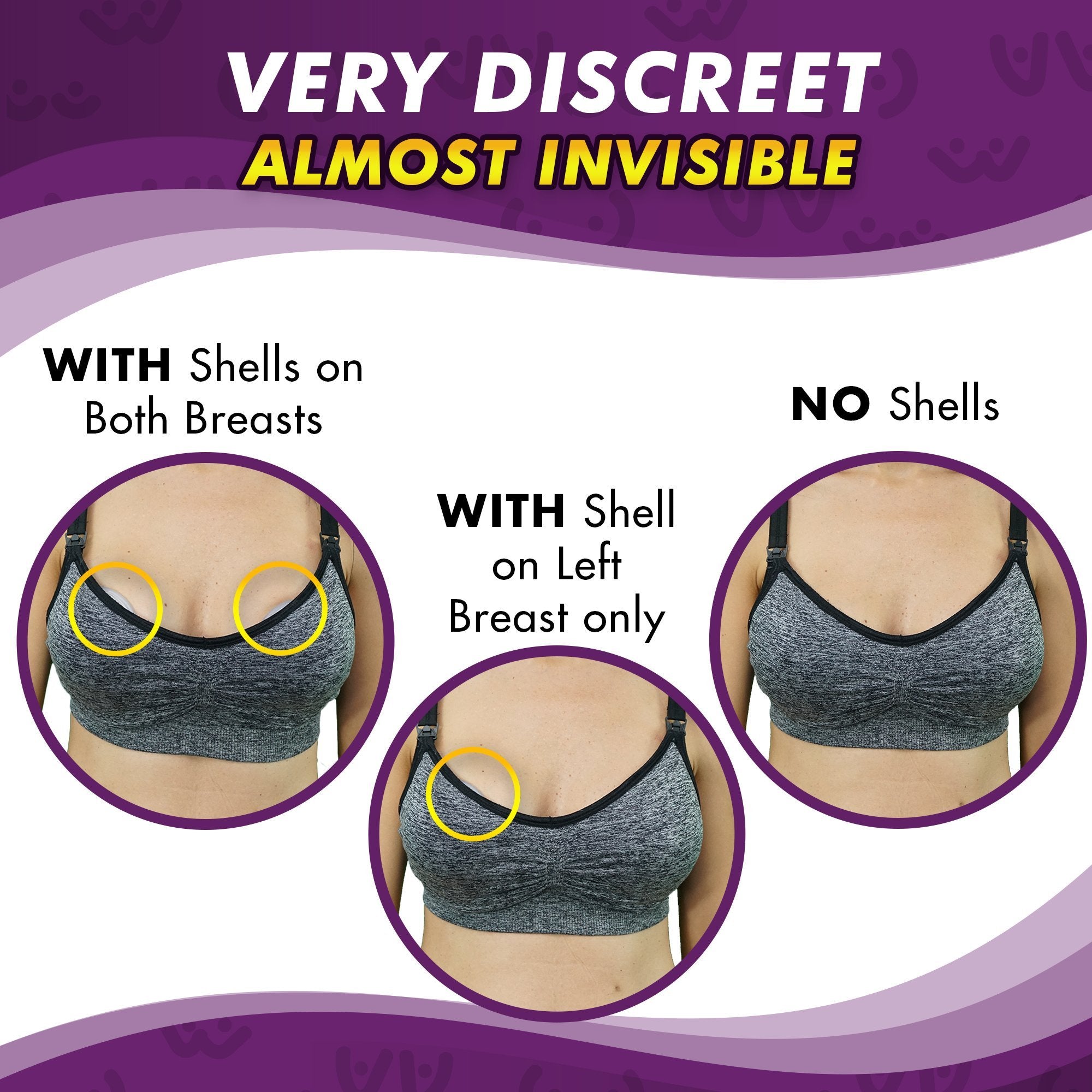 Mommyz Love silicone breast shells soft-touch close-up for gentle nipple protection