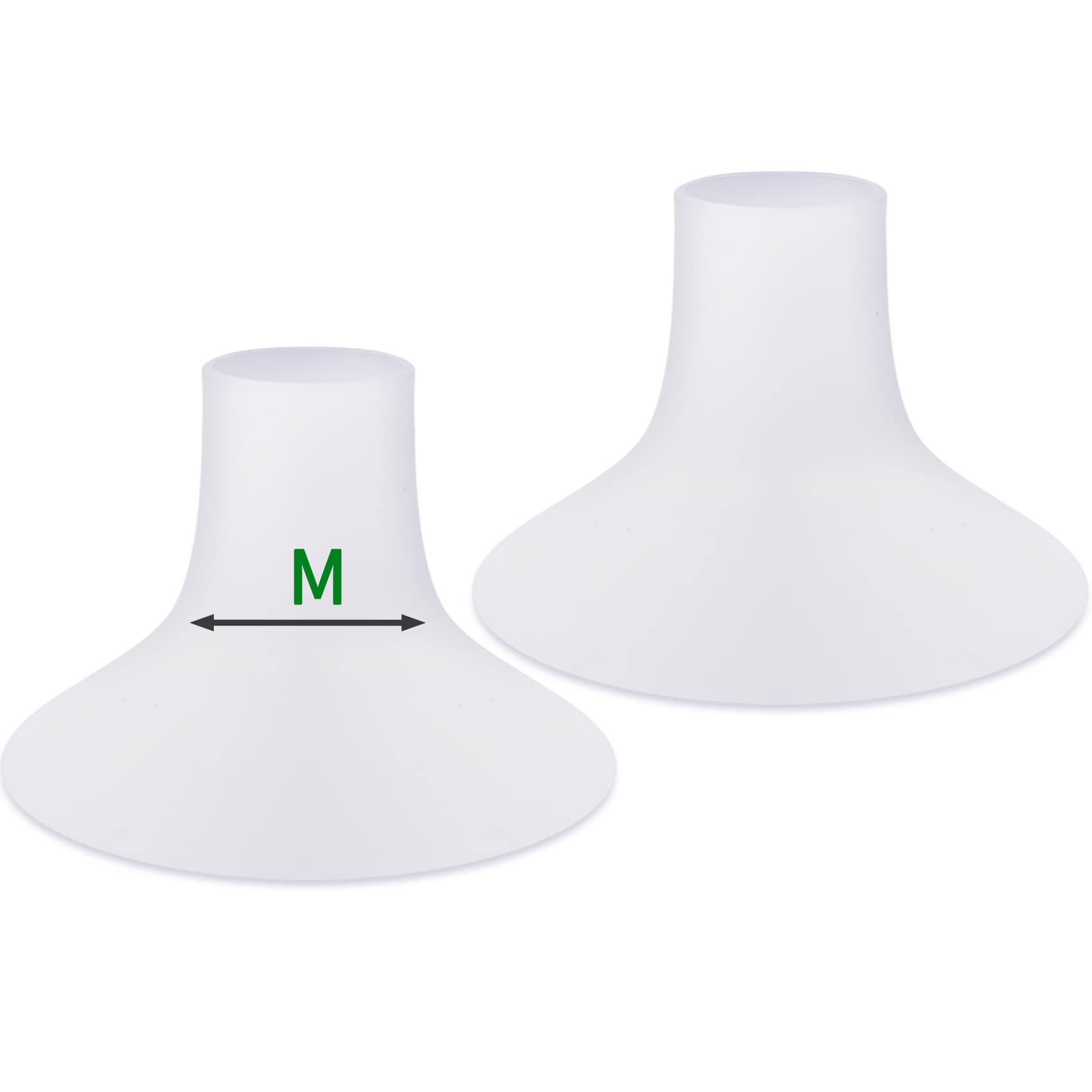 Mompmuir breast pump cushion pair inside flange improves comfort during pumping.