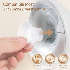 Mompmuir flange inserts 16mm pack for better seal and reduced nipple strain during pumping