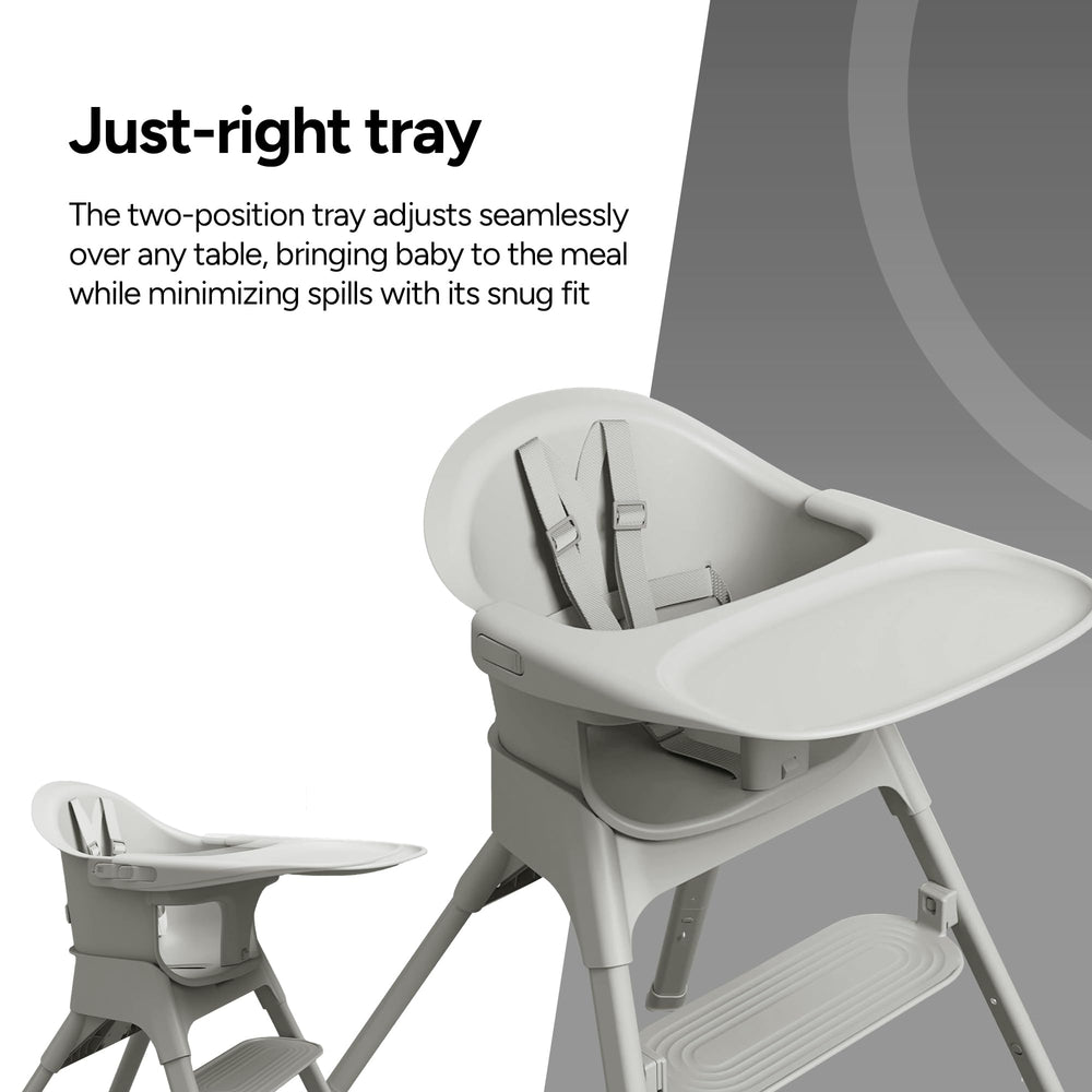 Mompush Olli 5-point harness prioritizes secure seating.