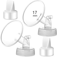 Momstouch 17mm flange with Spectra S1/S2 compatibility for comfortable pumping