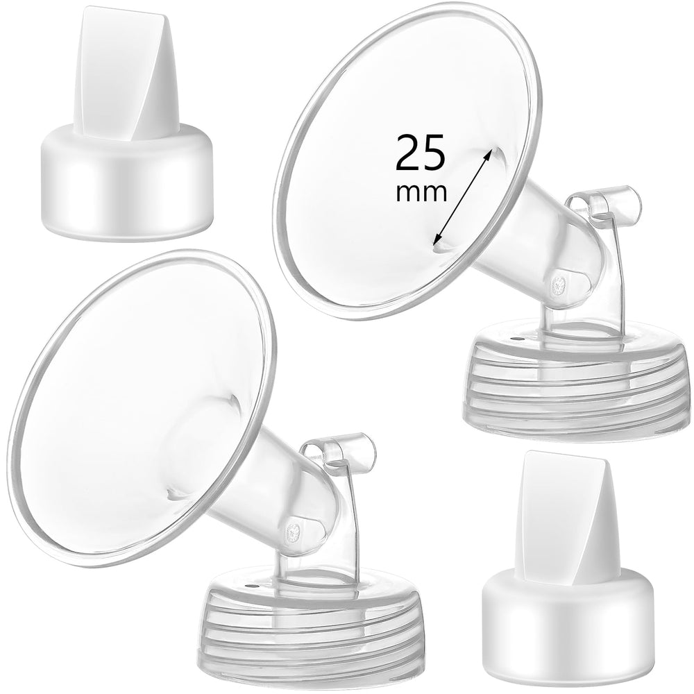Momstouch 25mm flange for Spectra S1/S2 — snug fit for reliable pumping sessions.