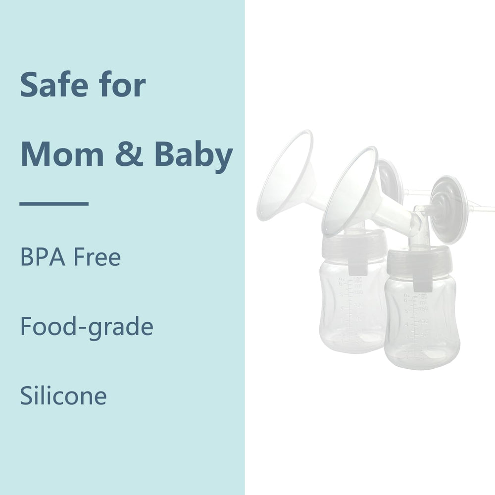 Momstouch Spectra-compatible tubing ensures consistent suction and fit.
