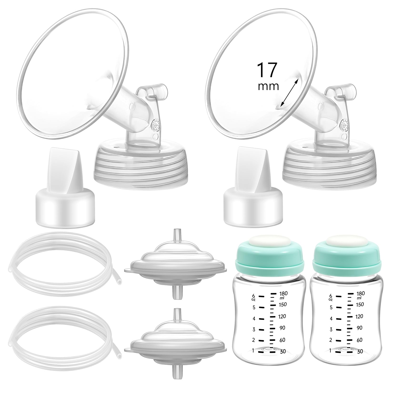 Momstouch spectra kit-contents shows a complete replacement set for quick pump part swaps.