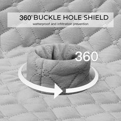 MOMSYLA non-slip bottom car seat protector in place during toddler use