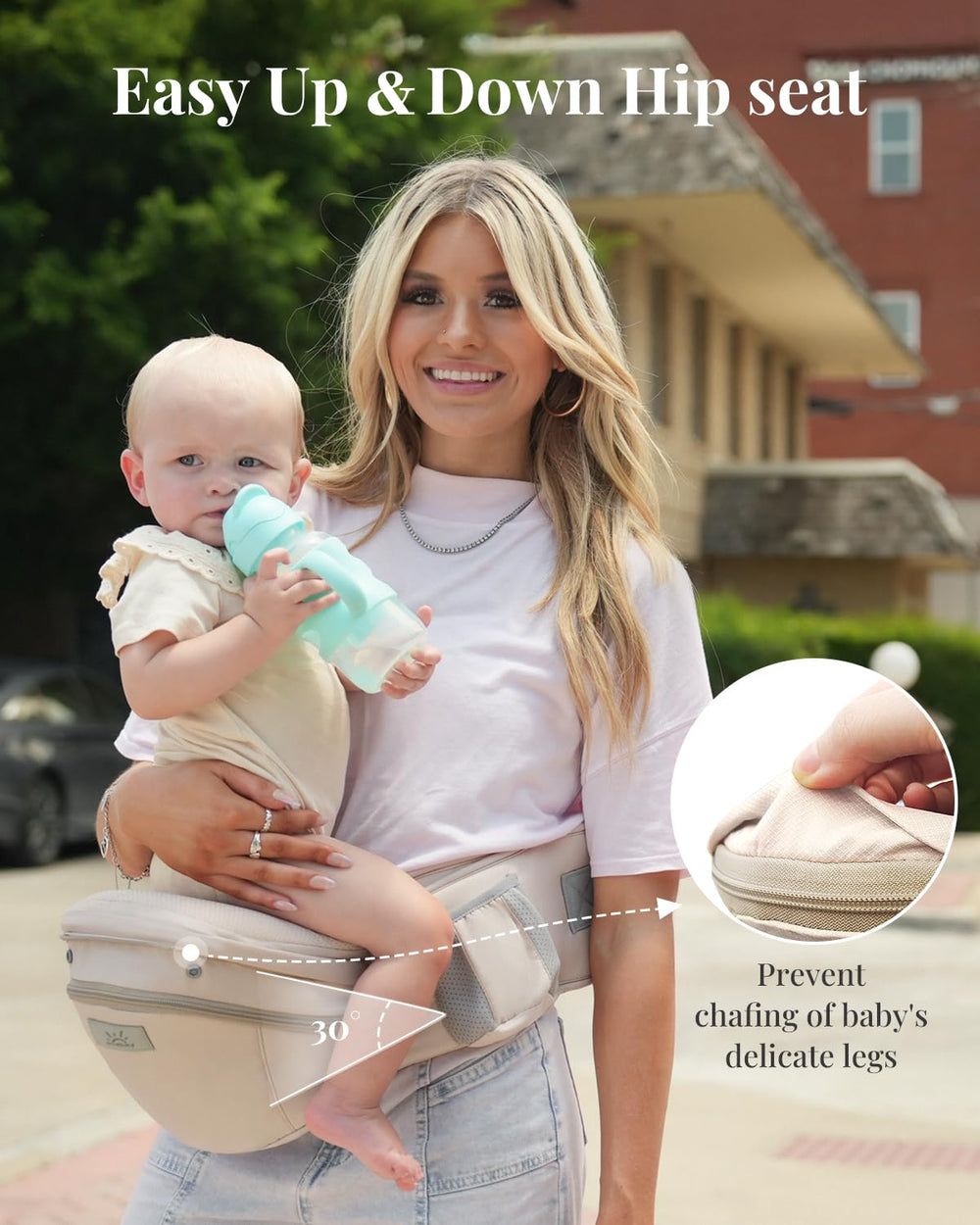 MOMTORY StowNGO Pro detachable diaper bag storage in action