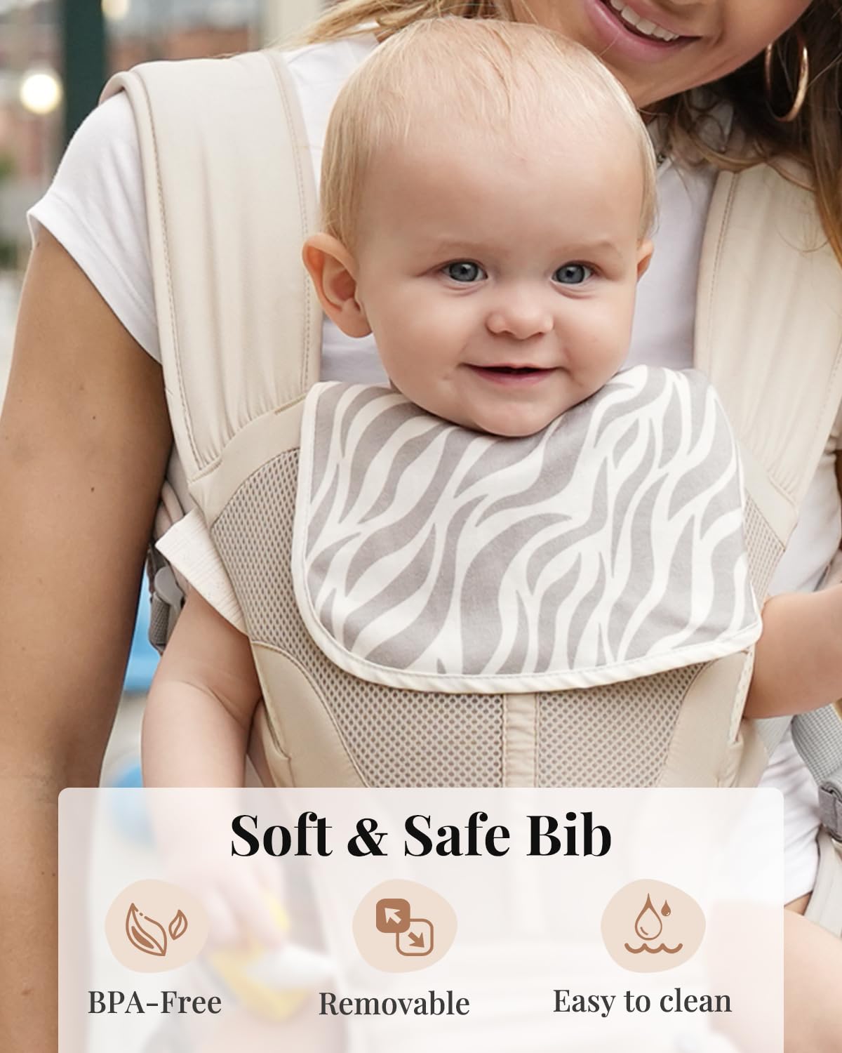 MOMTORY StowNGO Pro tummy-protective core for gentle infant support
