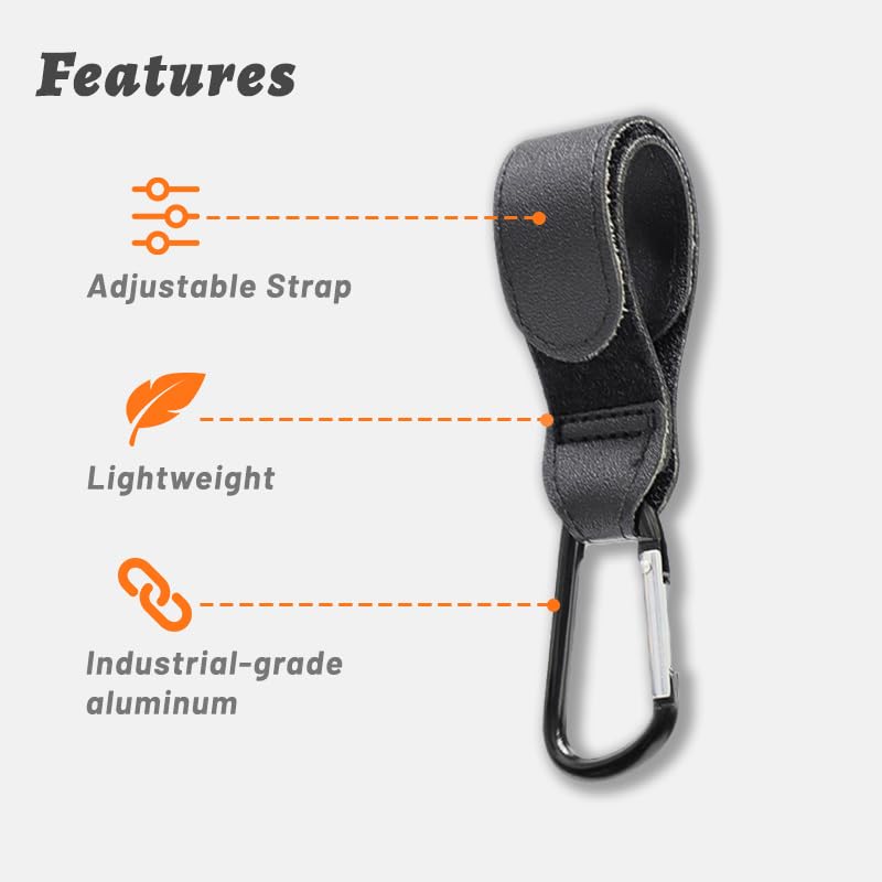MOMUMOMU stroller hook multipurpose organizer for bags and gear