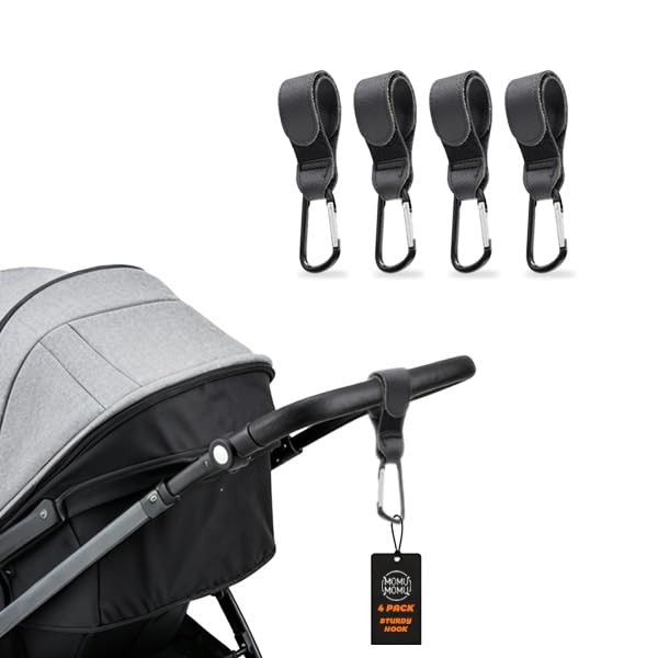 MOMUMOMU stroller hook universal velcro attachment for easy scratch free use