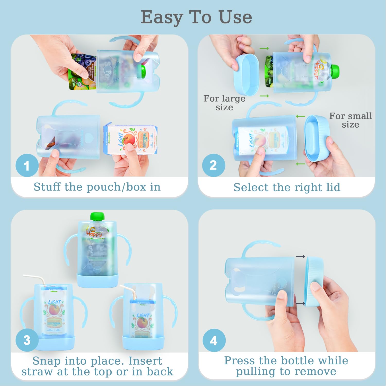 MOMUSE dishwasher-safe label image communicates easy cleaning after meals.