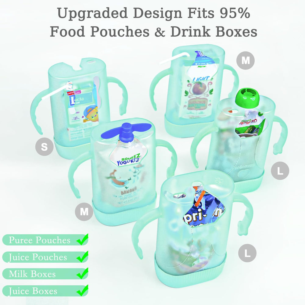 MOMUSE back view reveals slim straw holes enabling flexible fit.