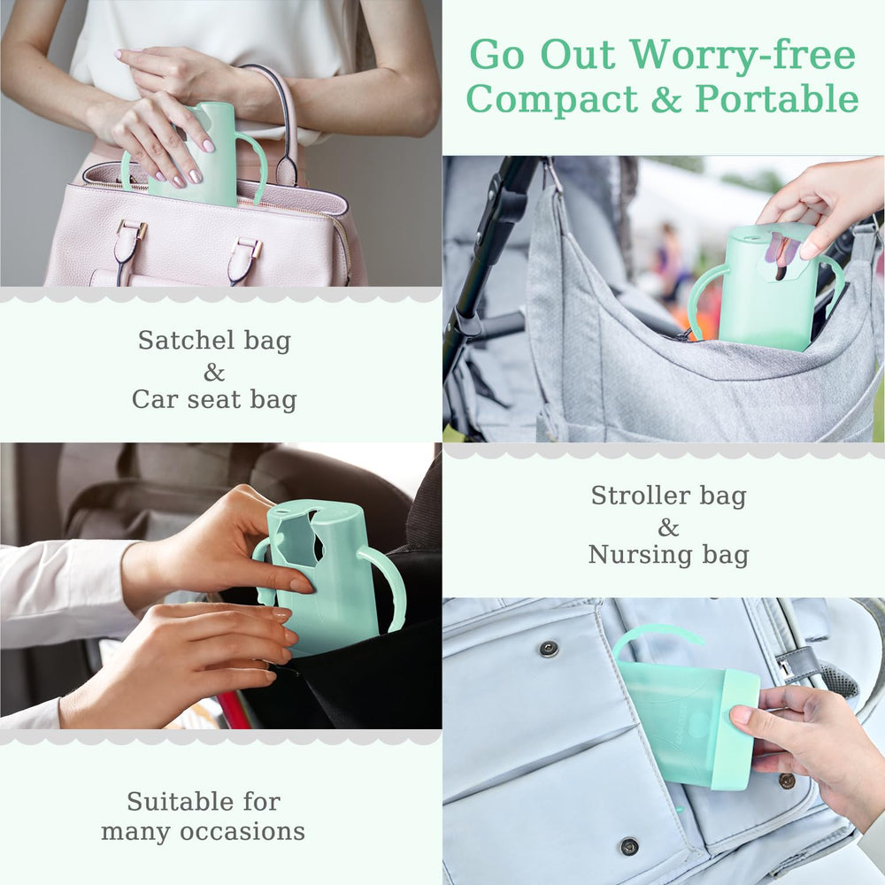 MOMUSE dishwasher-safe label suggests easy cleaning after meals.