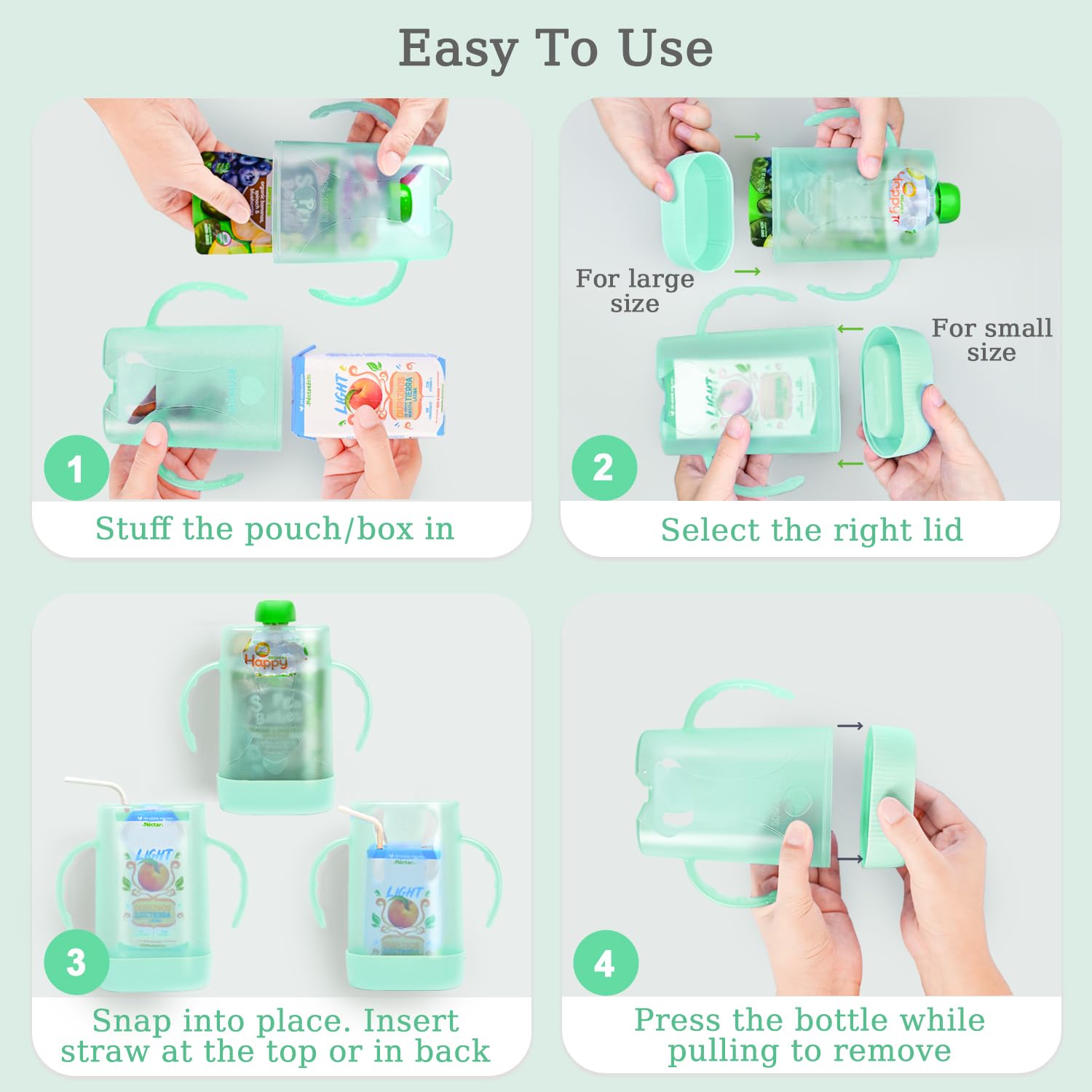 MOMUSE burr-free edge close-up promotes safe, comfortable use.
