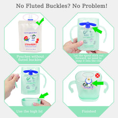 MOMUSE two-lid design highlights adjustable height for different drink boxes.